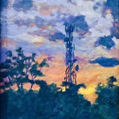 Cellsite at Sunset - Oscar Peñasales